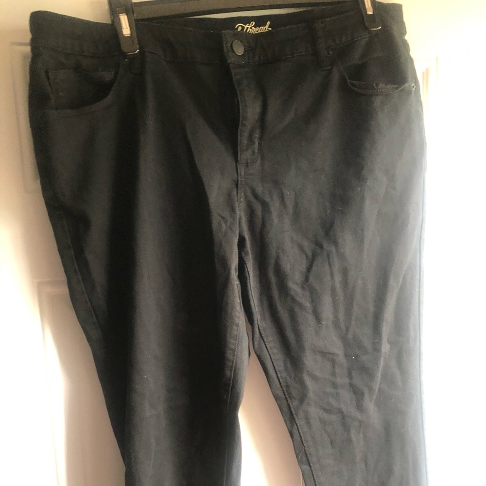 Universal Thread Black Straight Leg Jeans 18W